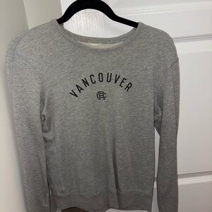 Reigning Champ Gray Women's Crew Neck Sweater